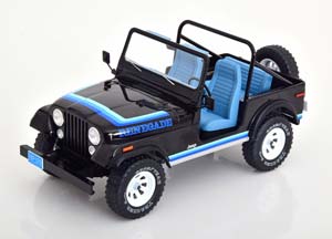 JEEP CJ-7 RENEGADE 1976 SCHWAZ BLUE LIGHTBLUE