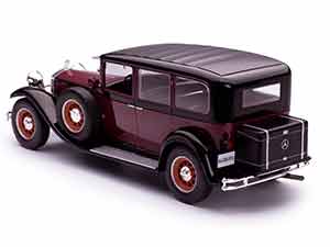 MERCEDES NURBURG 460 1928 DARK RED/BLACK / МЕРСЕДЕС НЮРБУРГ 460 ТЕМНО-КРАСНЫЙ — фото 3