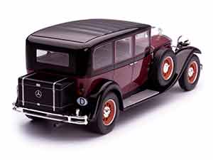 MERCEDES NURBURG 460 1928 DARK RED/BLACK / МЕРСЕДЕС НЮРБУРГ 460 ТЕМНО-КРАСНЫЙ — фото 4
