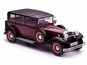 MERCEDES NURBURG 460 1928 DARK RED/BLACK / МЕРСЕДЕС НЮРБУРГ 460 ТЕМНО-КРАСНЫЙ — фото 7