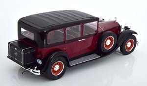 MERCEDES NURBURG 460 1928 DARK RED/BLACK / МЕРСЕДЕС НЮРБУРГ 460 ТЕМНО-КРАСНЫЙ — фото 2