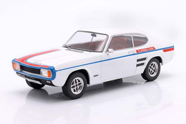 FORD CAPRI MK.I GT TURBO MAY 1970 WHITE/DECORATED