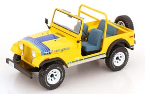 JEEP CJ-7 RENEGADE YELLOW BLUE