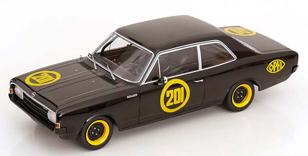 OPEL REKORD C NO.201, BLACKE WITWE 1967 BLACK / YELLOW / ОПЕЛЬ РЕКОРД 201 БЛАКЕ ВИТВЕ ЧЕРНЫЙ ЖЕЛТЫЙ