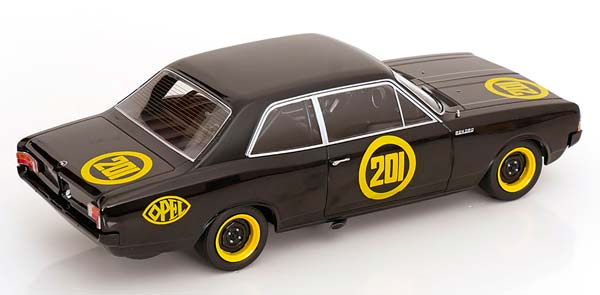 OPEL REKORD C NO.201, BLACKE WITWE 1967 BLACK / YELLOW / ОПЕЛЬ РЕКОРД 201 БЛАКЕ ВИТВЕ ЧЕРНЫЙ ЖЕЛТЫЙ — фото 2
