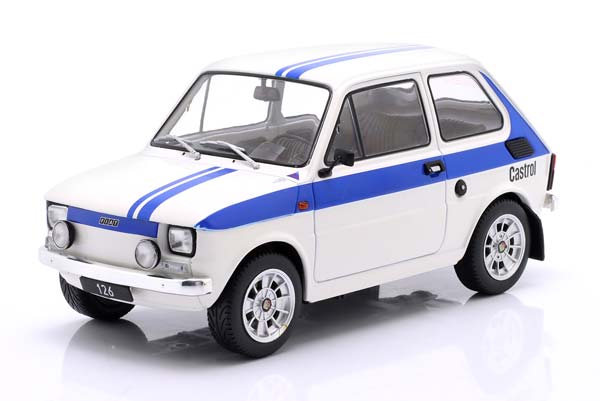 FIAT 126 YEAR 1972 WHITE / BLUE / ФИАТ 126 БЕЛЫЙ СИНИЙ