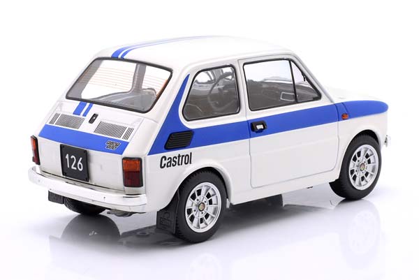 FIAT 126 YEAR 1972 WHITE / BLUE / ФИАТ 126 БЕЛЫЙ СИНИЙ — фото 2
