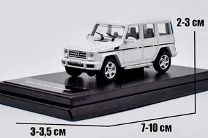 MERCEDES W463 AMG G-CLASS 2016 WHITE / МЕРСЕДЕС ГЕЛЕНВАГЕН БЕЛЫЙ (ДЛИНА 7-10 СМ) — фото 2