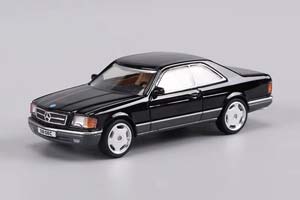 MERCEDES W126 S-CLASS COUPE 500 SEC 560SEC BLACK / МЕРСЕДЕС С-КЛАСС КУПЕ ЧЕРНЫЙ (ДЛИНА 7-10 СМ) — фото 3
