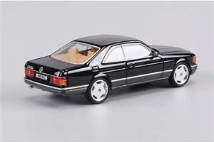 MERCEDES W126 S-CLASS COUPE 500 SEC 560SEC BLACK / МЕРСЕДЕС С-КЛАСС КУПЕ ЧЕРНЫЙ (ДЛИНА 7-10 СМ) — фото 4
