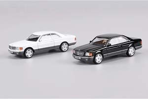 MERCEDES W126 S-CLASS COUPE 500 SEC 560SEC BLACK / МЕРСЕДЕС С-КЛАСС КУПЕ ЧЕРНЫЙ (ДЛИНА 7-10 СМ) — фото 8