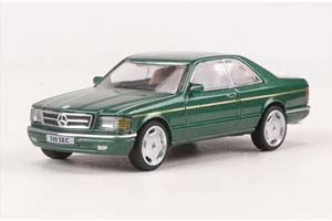 MERCEDES W126 S-CLASS COUPE 500 SEC 560SEC GREEN / МЕРСЕДЕС С-КЛАСС КУПЕ ЗЕЛЕНЫЙ (ДЛИНА 7-10 СМ) — фото 3