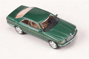 MERCEDES W126 S-CLASS COUPE 500 SEC 560SEC GREEN / МЕРСЕДЕС С-КЛАСС КУПЕ ЗЕЛЕНЫЙ (ДЛИНА 7-10 СМ) — фото 6
