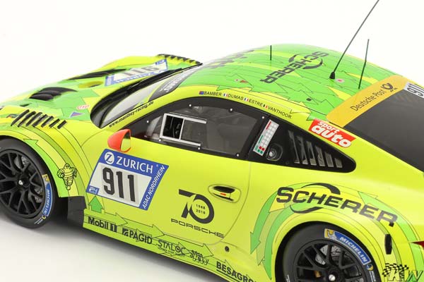 PORSCHE 911 GT3 R #911 24H NÜRBURGRING 2018 MANTHEY GRELLO / ПОРШЕ 911 ГТ3 24 ЧАСА НЮРБУРГРИНГ MANTHEY ГРЕЛЛО — фото 5