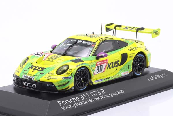 PORSCHE 911 GT3 R #911 24H NÜRBURGRING 2023 MANTHEY GRELLO / ПОРШЕ 911 ГТ3 24 ЧАСА НЮРБУРГРИНГ MANTHEY ГРЕЛЛО