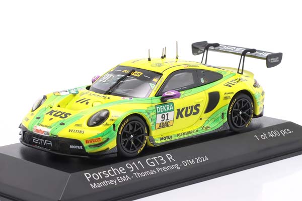 PORSCHE 911 GT3 R #91 DTM 2024 THOMAS PREINING MANTHEY GRELLO / ПОРШЕ 911 ГТ3 ДТМ ТОМАС ПРЕЙНИНГ MANTHEY ГРЕЛЛО