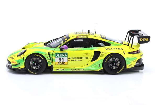 PORSCHE 911 GT3 R #91 WINNER NORISRING DTM CHAMPION 2023 PREINING MANTHEY GRELLO / ПОРШЕ 911 ГТ3 ПОБЕДИТЕЛЬ НОРИСРИНГ ДТМ ЧЕМПИОН ПРЕЙНИНГ MANTHEY ГРЕЛЛО — фото 4