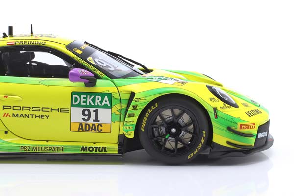 PORSCHE 911 GT3 R #91 WINNER NORISRING DTM CHAMPION 2023 PREINING MANTHEY GRELLO / ПОРШЕ 911 ГТ3 ПОБЕДИТЕЛЬ НОРИСРИНГ ДТМ ЧЕМПИОН ПРЕЙНИНГ MANTHEY ГРЕЛЛО — фото 6