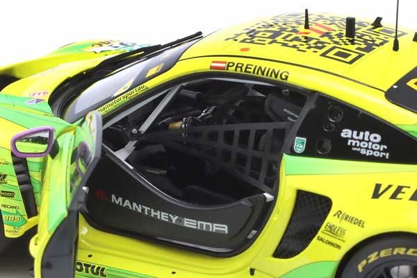 PORSCHE 911 GT3 R #91 WINNER NORISRING DTM CHAMPION 2023 PREINING MANTHEY GRELLO / ПОРШЕ 911 ГТ3 ПОБЕДИТЕЛЬ НОРИСРИНГ ДТМ ЧЕМПИОН ПРЕЙНИНГ MANTHEY ГРЕЛЛО — фото 7