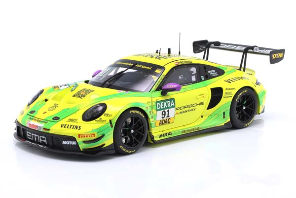 PORSCHE 911 GT3 R #91 WINNER NORISRING DTM CHAMPION 2023 PREINING MANTHEY GRELLO / ПОРШЕ 911 ГТ3 ПОБЕДИТЕЛЬ НОРИСРИНГ ДТМ ЧЕМПИОН ПРЕЙНИНГ MANTHEY ГРЕЛЛО