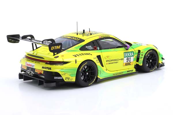 PORSCHE 911 GT3 R #91 WINNER NORISRING DTM CHAMPION 2023 PREINING MANTHEY GRELLO / ПОРШЕ 911 ГТ3 ПОБЕДИТЕЛЬ НОРИСРИНГ ДТМ ЧЕМПИОН ПРЕЙНИНГ MANTHEY ГРЕЛЛО — фото 2