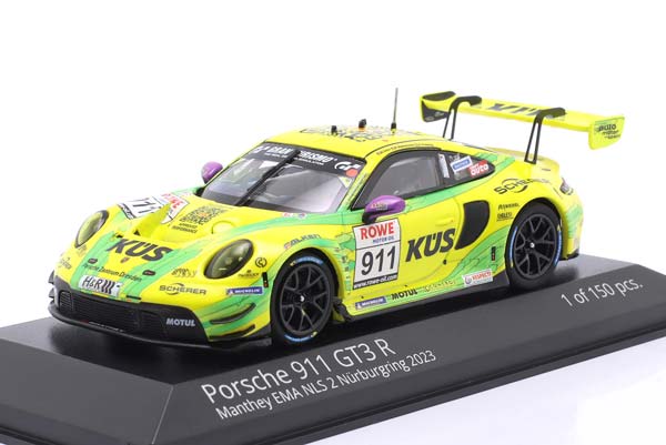 PORSCHE 911 GT3 R #911 NLS 2 NÜRBURGRING 2023 MANTHEY GRELLO / ПОРШЕ 911 ГТ3 НЛС 2 НЮРБУРГРИНГ MANTHEY ГРЕЛЛО