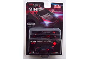 HONDA CIVIC TYP R FK8 CUSTOMER RACING STUDY 2017 FLATBLACK RED (ДЛИНА МОДЕЛИ 6-10 СМ) — фото 3