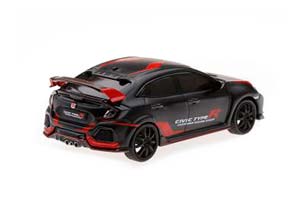 HONDA CIVIC TYP R FK8 CUSTOMER RACING STUDY 2017 FLATBLACK RED (ДЛИНА МОДЕЛИ 6-10 СМ) — фото 2