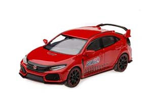 HONDA CIVIC TYP R FK8 TIME ATTACK 2018 RED BLACK (ДЛИНА МОДЕЛИ 6-10 СМ)