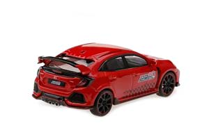 HONDA CIVIC TYP R FK8 TIME ATTACK 2018 RED BLACK (ДЛИНА МОДЕЛИ 6-10 СМ) — фото 2