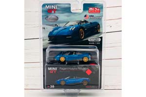 PAGANI HUAYRA ROADSTER 2018 BLUEMETALLIC (ДЛИНА МОДЕЛИ 6-10 СМ) — фото 3