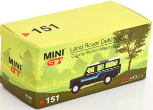 LAND ROVER DEFENDER 110 COUNTY STATION WAGON DARKGREY WHITE (ДЛИНА МОДЕЛИ 6-10 СМ) — фото 3