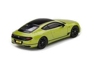 BENTLEY CONTINENTAL GT MULLINER 2019 LIGHTGREEN-METALLIC (ДЛИНА МОДЕЛИ 6-10 СМ) — фото 2
