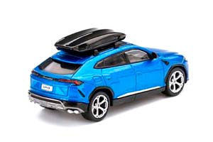 LAMBORGHINI URUS WITH ROOF BOX BLUEMETALLIC (ДЛИНА МОДЕЛИ 6-10 СМ) — фото 2