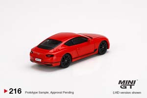 BENTLEY CONTINENTAL GT ST JAMES RED LHD MIJO EXCLUSIVES / БЕНТЛИ КОНТИНЕНТАЛЬ GT СЕНТ-ДЖЕЙМС РЕД LHD MIJO ЭКСКЛЮЗИВЫ (ДЛИНА МОДЕЛИ 6-10 СМ) — фото 2