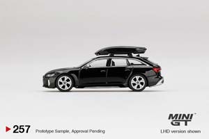 AUDI RS 6 AVANT BLACK MIJO / АУДИ RS 6 АВАНГАРДНЫЙ ЧЕРНЫЙ MIJO (ДЛИНА МОДЕЛИ 6-10 СМ) — фото 3