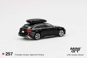 AUDI RS 6 AVANT BLACK MIJO / АУДИ RS 6 АВАНГАРДНЫЙ ЧЕРНЫЙ MIJO (ДЛИНА МОДЕЛИ 6-10 СМ) — фото 2