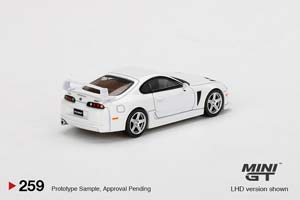 TOYOTA SUPRA TRD 3000GT WHITE MIJO / TOYOTA SUPRA TRD 3000GT БЕЛЫЙ MIJO (ДЛИНА МОДЕЛИ 6-10 СМ) — фото 2