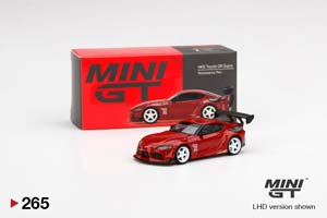 TOYOTA GR SUPRA RED MIJO HKS / ТОЙОТА ГР СУПРА РЕД МИДЖО ХКС (ДЛИНА МОДЕЛИ 6-10 СМ) — фото 4