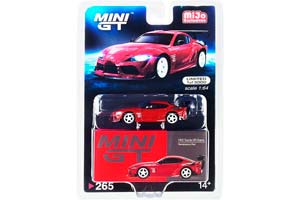 TOYOTA GR SUPRA RED MIJO HKS / ТОЙОТА ГР СУПРА РЕД МИДЖО ХКС (ДЛИНА МОДЕЛИ 6-10 СМ) — фото 5