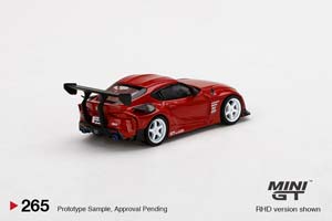 TOYOTA GR SUPRA RED MIJO HKS / ТОЙОТА ГР СУПРА РЕД МИДЖО ХКС (ДЛИНА МОДЕЛИ 6-10 СМ) — фото 2