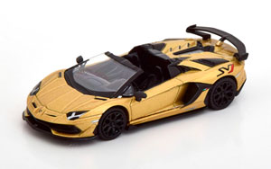 LAMBORGHINI AVENTADOR SVJ ROADSTER LIGHTGOLD BLACK (ДЛИНА МОДЕЛИ 6-10 СМ)