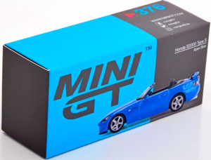 HONDA S2000 TYP S CONVERTIBLE BLUEMETALLIC (ДЛИНА МОДЕЛИ 6-10 СМ) — фото 3