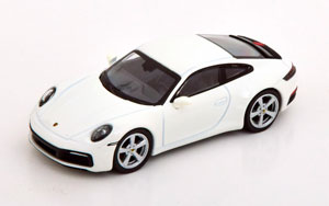 PORSCHE 911 (992) CARRERA S COUPE WHITE (ДЛИНА МОДЕЛИ 6-10 СМ) — фото 1