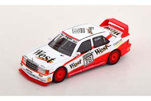 MERCEDES BENZ 190E 2.5 16V EVO2 TEAM WEST AMG N 78 LHD DTM SEASON (1991) E.LOHR, WHITE RED (ДЛИНА МОДЕЛИ 6-10 СМ)
