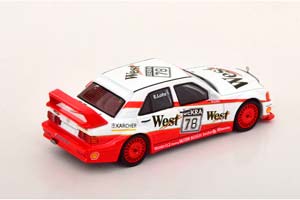 MERCEDES BENZ 190E 2.5 16V EVO2 TEAM WEST AMG N 78 LHD DTM SEASON (1991) E.LOHR, WHITE RED (ДЛИНА МОДЕЛИ 6-10 СМ) — фото 2