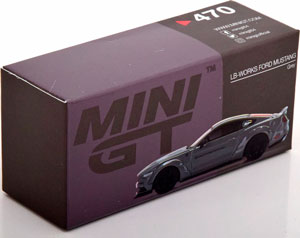 FORD MUSTANG GT LB WORKS GREY (ДЛИНА МОДЕЛИ 6-10 СМ) — фото 3
