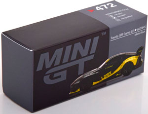 TOYOTA GR SUPRA LB WORKS BLACK YELLOW (ДЛИНА МОДЕЛИ 6-10 СМ) — фото 3