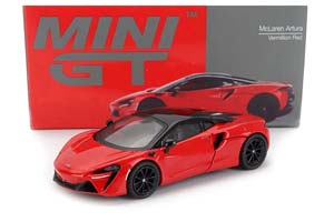 MCLAREN ARTURA (2021), RED BLACK (ДЛИНА МОДЕЛИ 6-10 СМ)