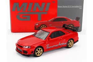 NISSAN SKYLINE GT-R (R34) TOMMYKAIRA (2007), RED (ДЛИНА МОДЕЛИ 6-10 СМ)